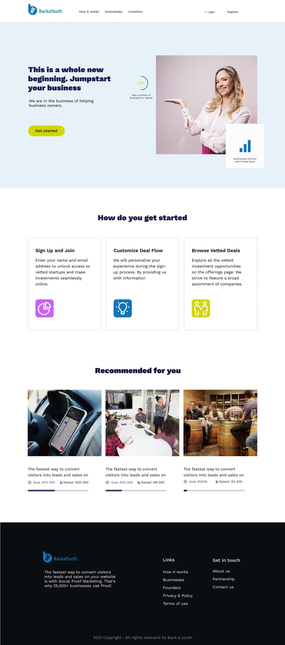 Final how it works page design